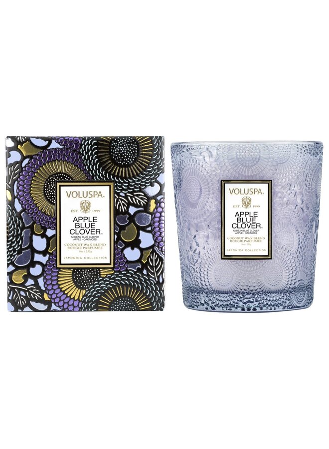 Apple Blue Clover Classic Candle