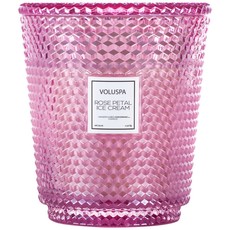 Voluspa Rose Petal Ice Cream 5-Wick Hearth Candle
