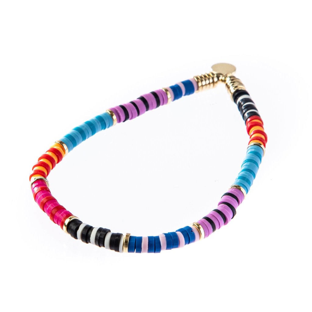 Caryn Lawn Tube Tile Bracelet Skinny Colorblock