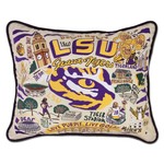 Embroidered Pillow LSU