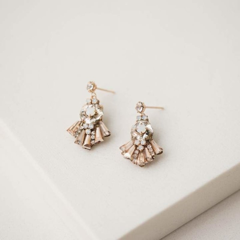 Lover's Tempo Rococo Drop Earrings Champagne