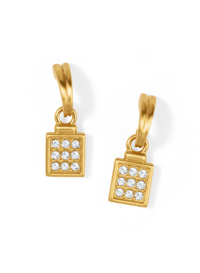 Meridian Zenith Mini Post Drop Earrings Gold