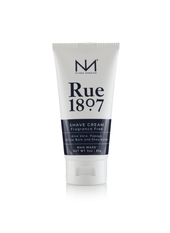 Rue 1807 Shave Cream Fragrance Free 3oz