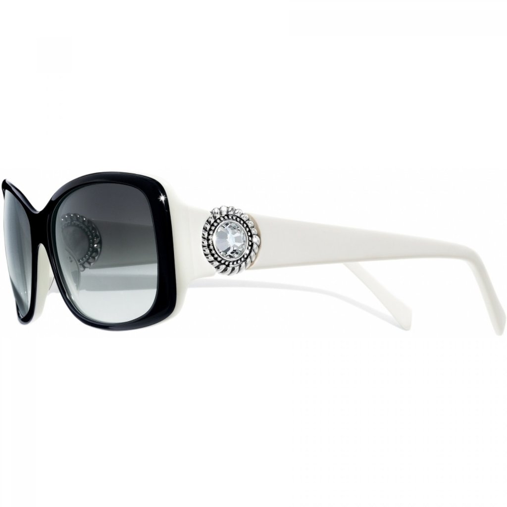 Brighton Twinkle Sunglasses Black/White