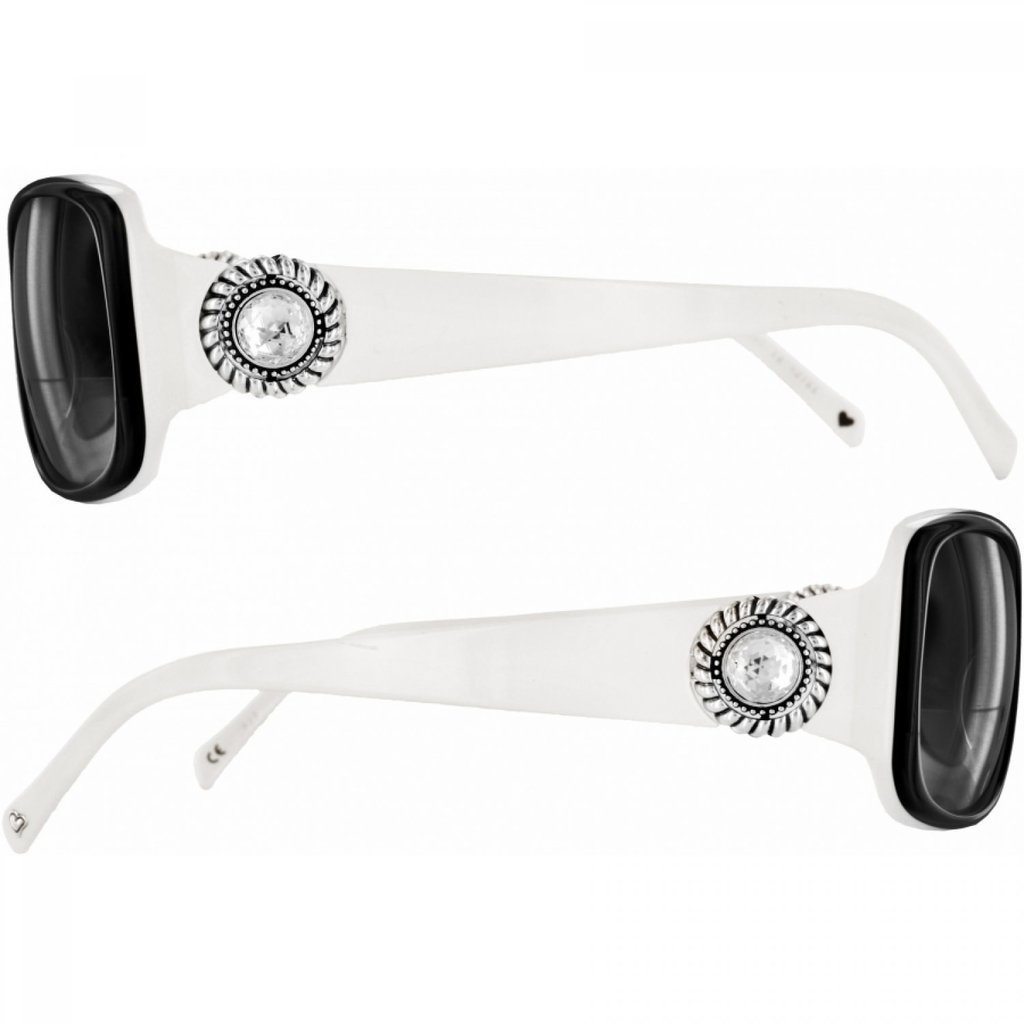 Brighton Twinkle Sunglasses Black/White