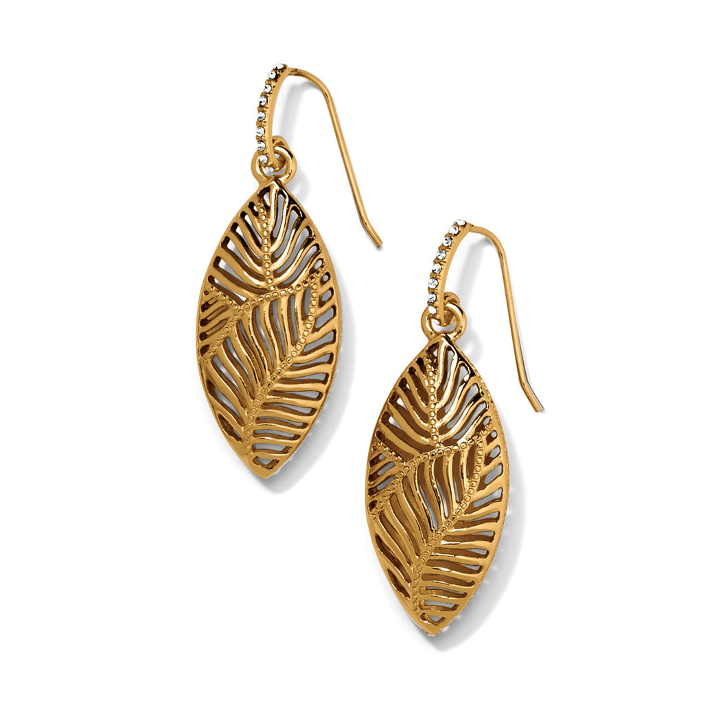 Brighton Palmetto French Wire Earrings Gold Plated