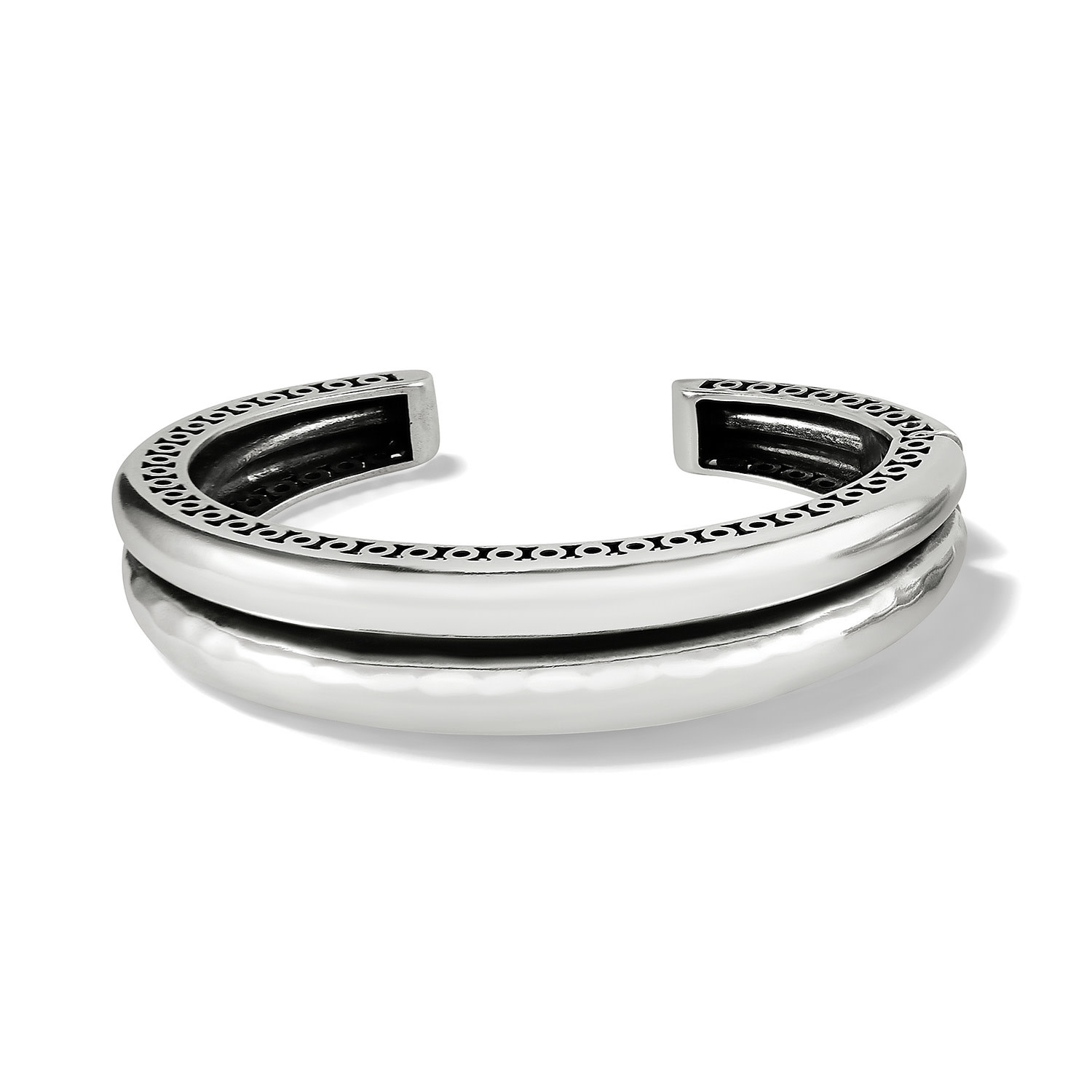 Brighton Inner Circle Double Hinged Bangle Silver - Shop Barron's