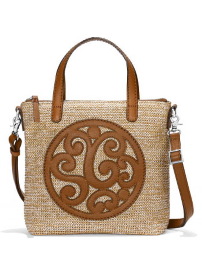 Willa Straw Tote Natural/Luggage