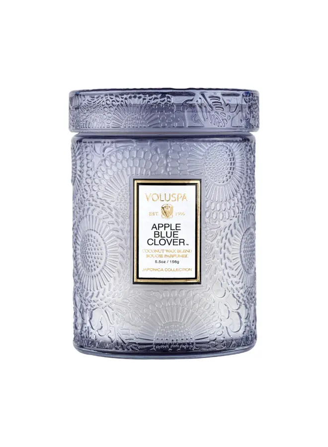 Apple Blue Clover Small Jar Candle
