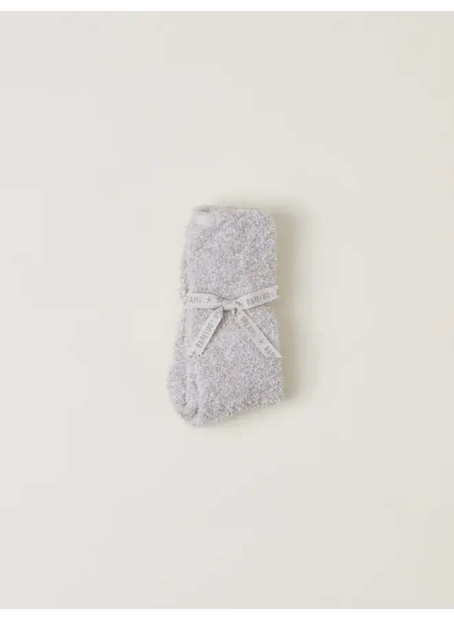 Women's Heathered Socks Stone/White