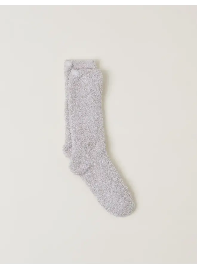 Women's Heathered Socks Stone/White