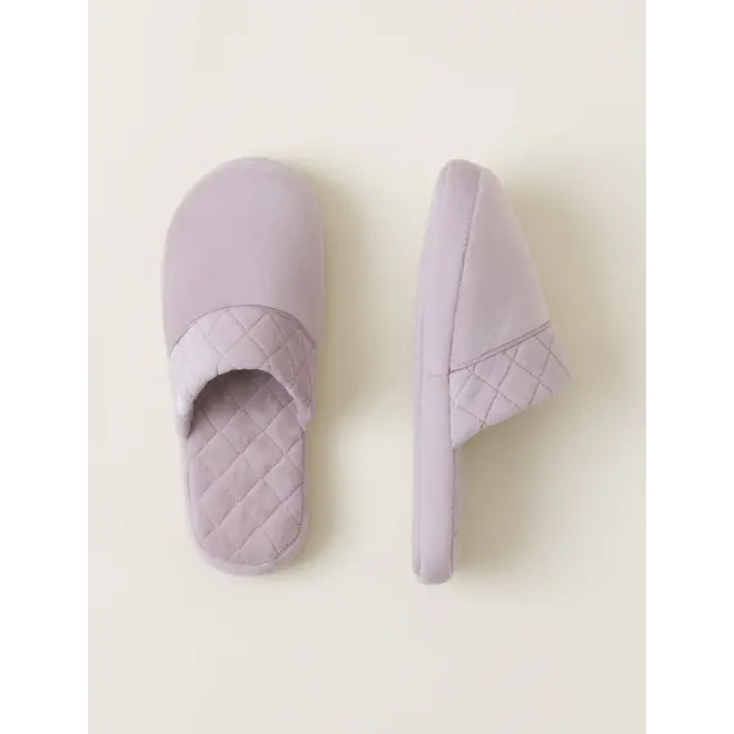 Barefoot Dreams LuxeChic® Slippers in Faded Rose