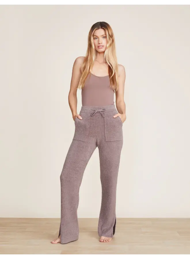 CozyChic Lite Pinched Seam Slit Pant Driftwood