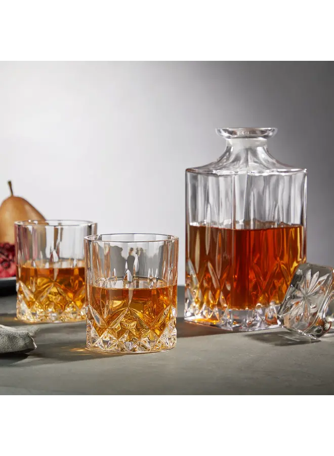 Admiral 3-Piece Decanter & Tumbler Set