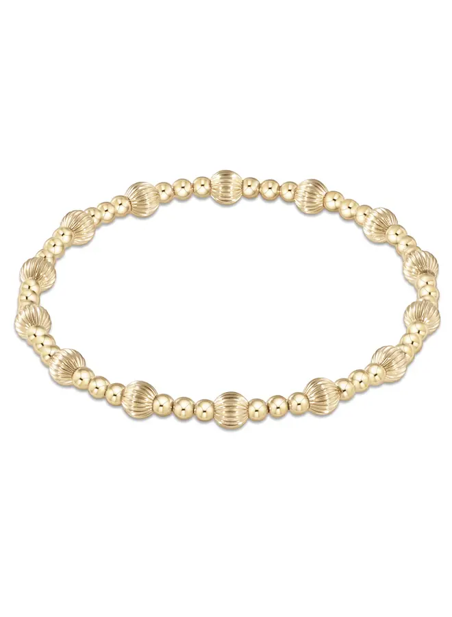 Dignity Sincerity Gold 5mm Bracelet