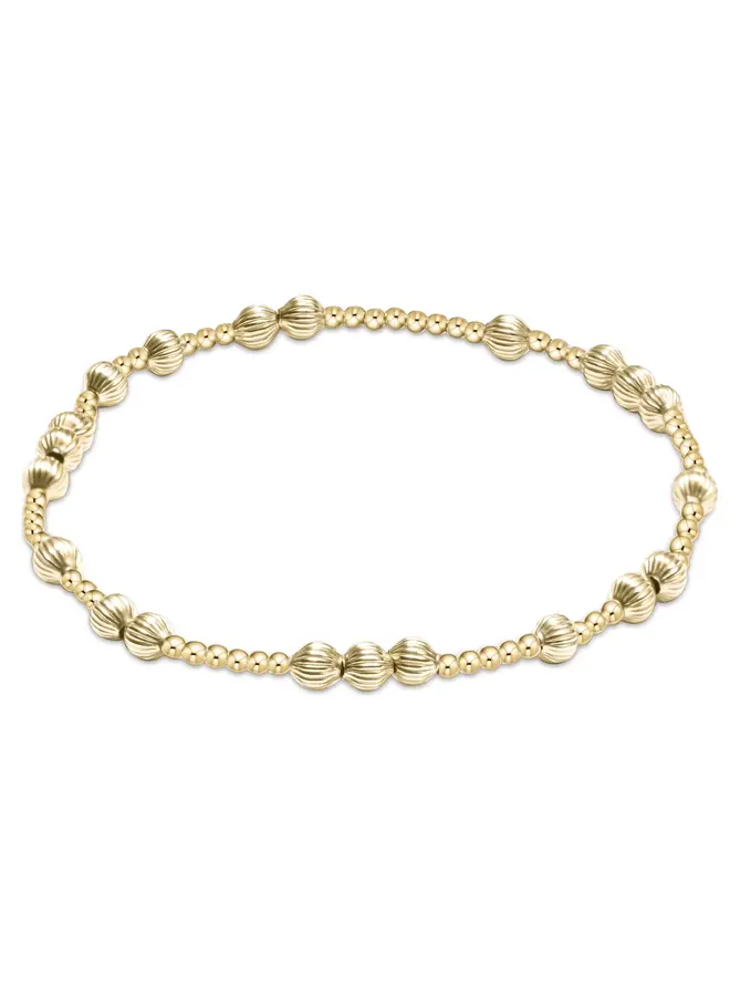 Hope Unwritten Dignity Gold 4mm Bracelet