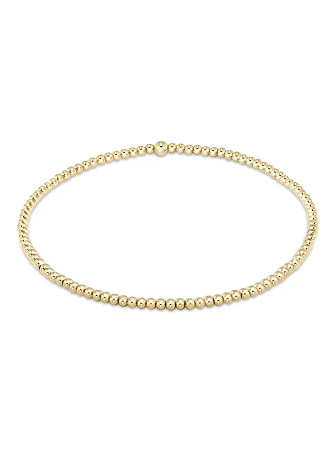 Classic Gold 2mm Bracelet