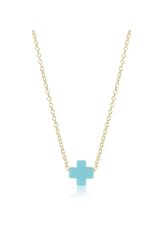 16" Signature Cross Necklace