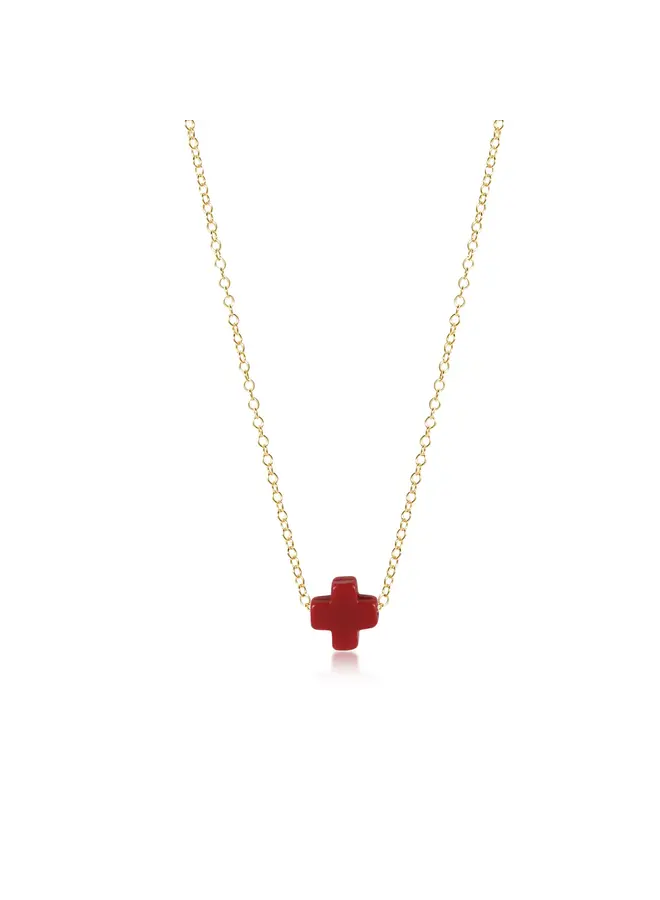16" Signature Cross Necklace
