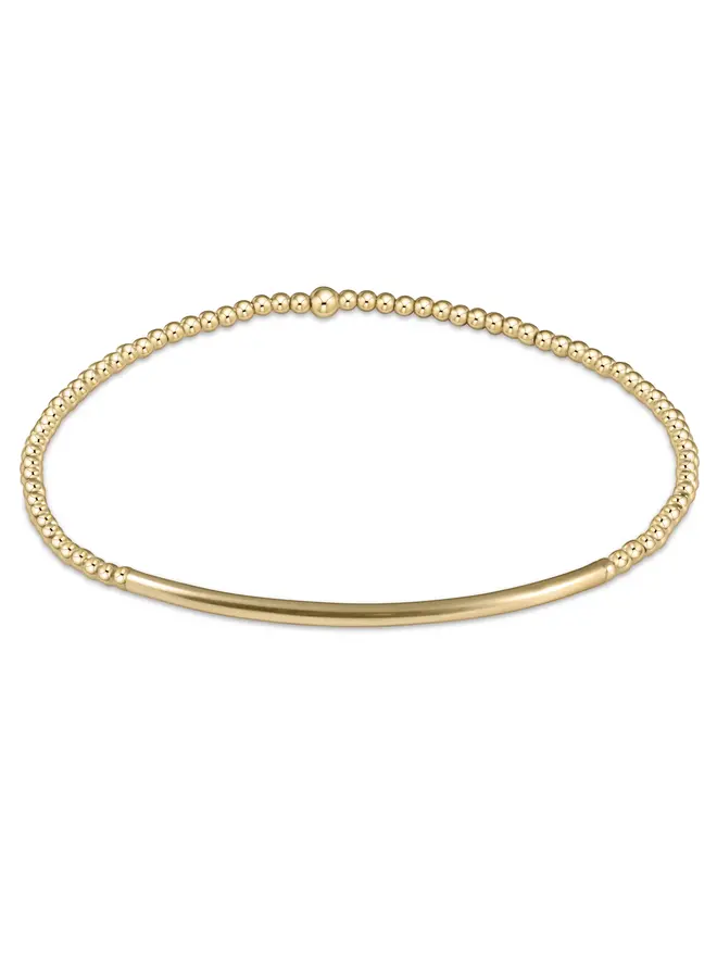 Bliss Bar Gold 2mm Bracelet