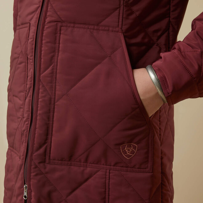 Quilted Jacket Tawny Port