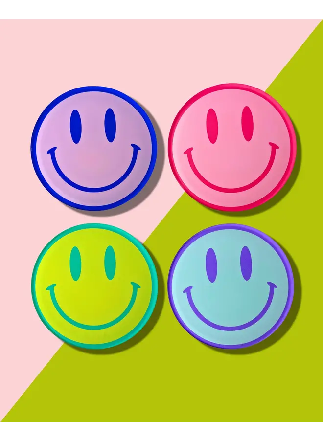 Set of 4 Coasters All Smiles