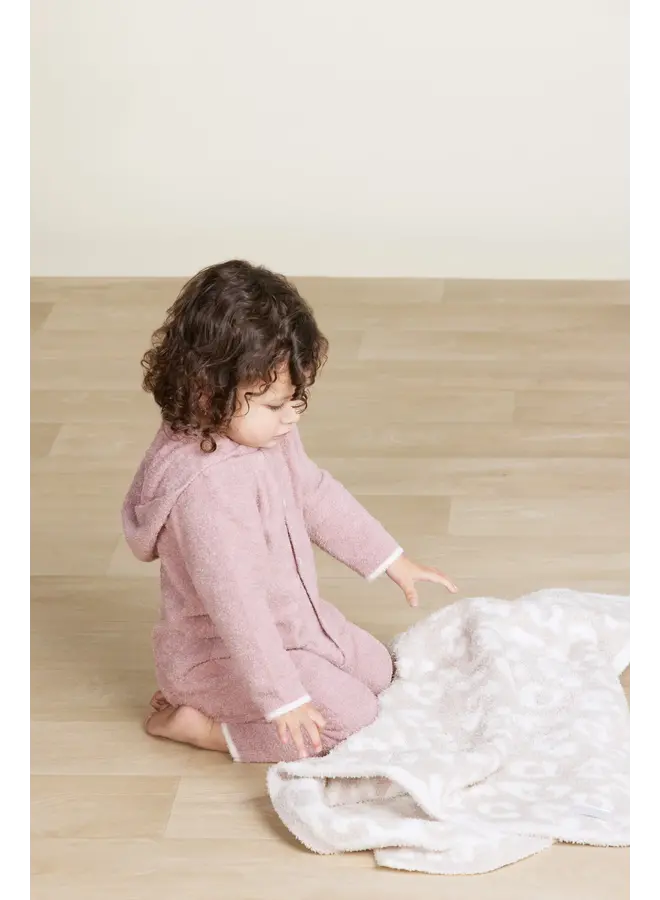 CozyChic Barefoot Wild Baby Blanket Stone/Cream