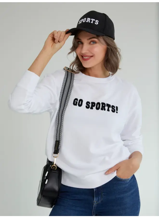 Go Sports Sweatshirt White