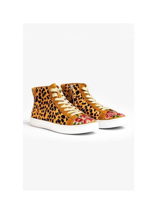 Junia Leopard Hi Top Sneaker