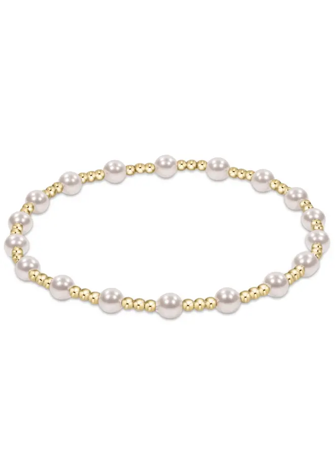 Sincerity Pearl 4mm Bracelet