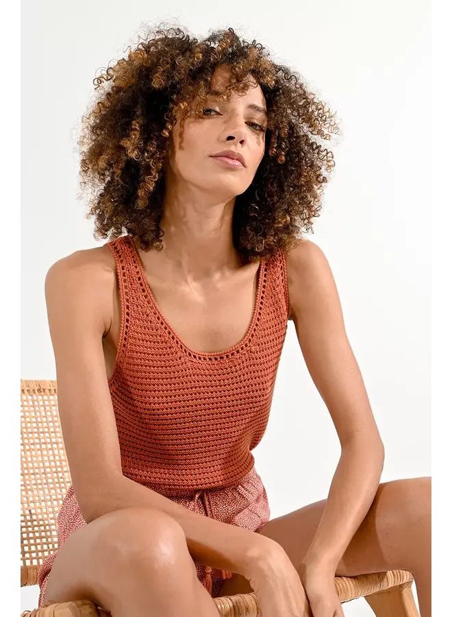 Caramel Knit Tank