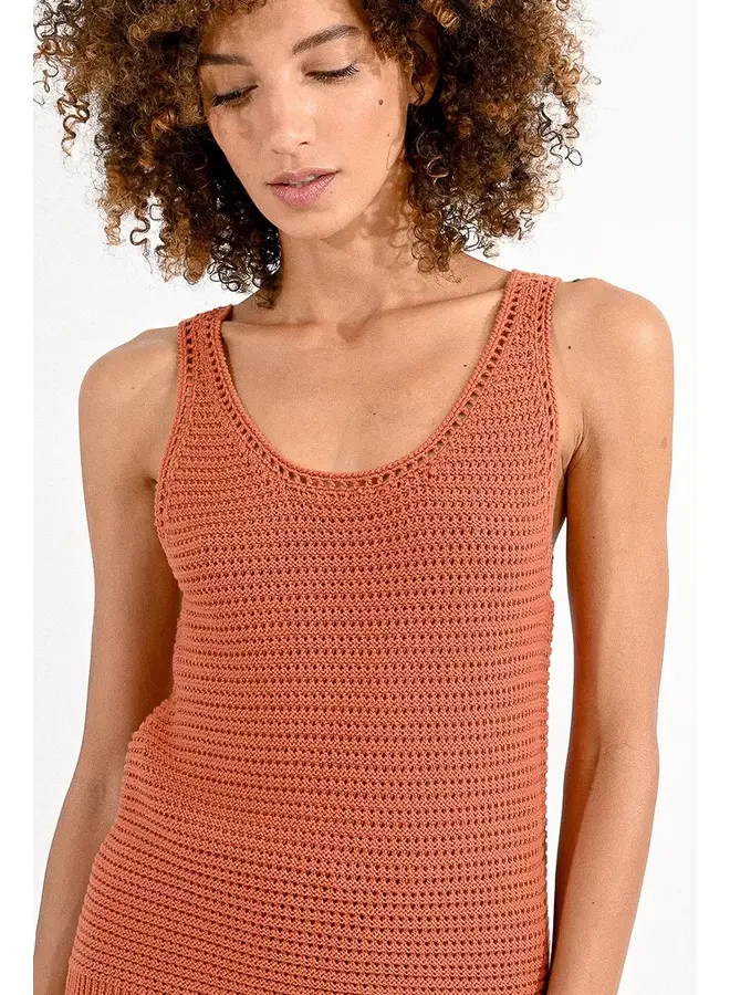 Caramel Knit Tank