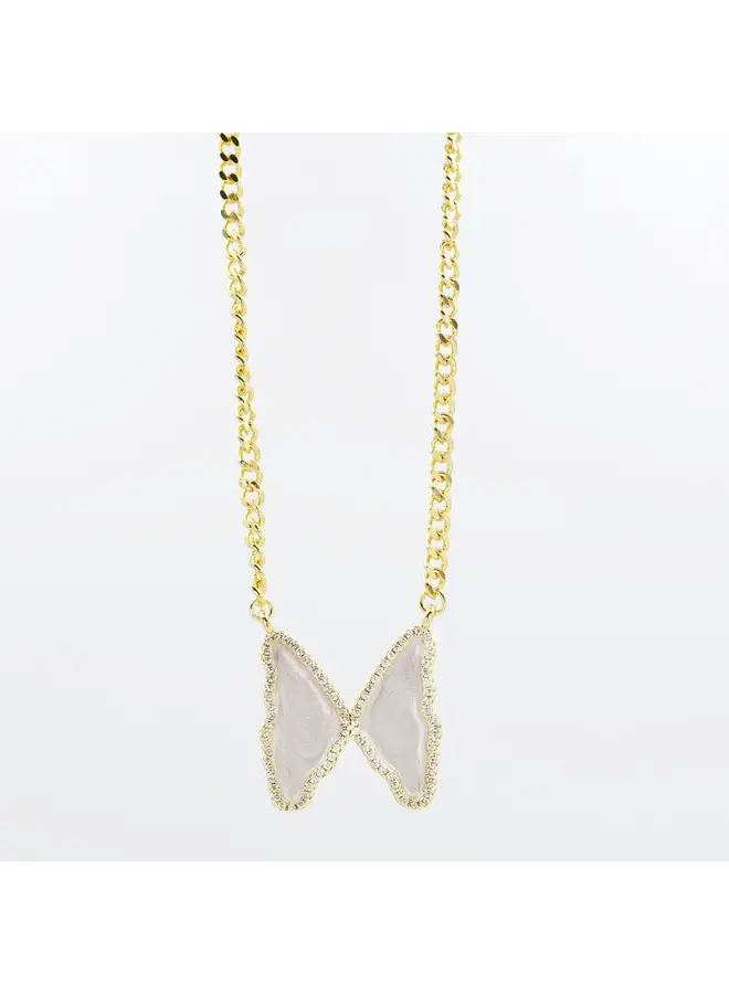 Shimmering Flutter Necklace