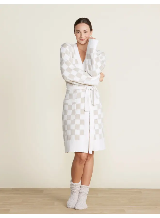 CozyChic Cotton Checkered Robe
