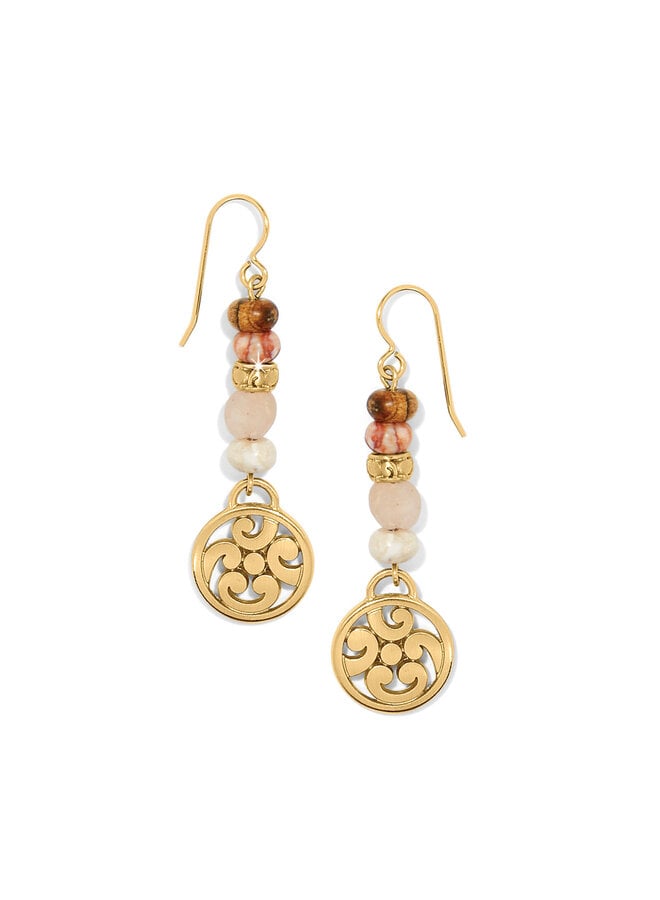 Contempo Playa Rosa French Wire Earrings