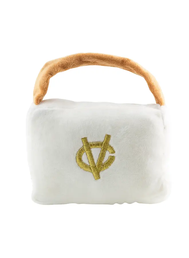 White Chewy Vuiton Handbag