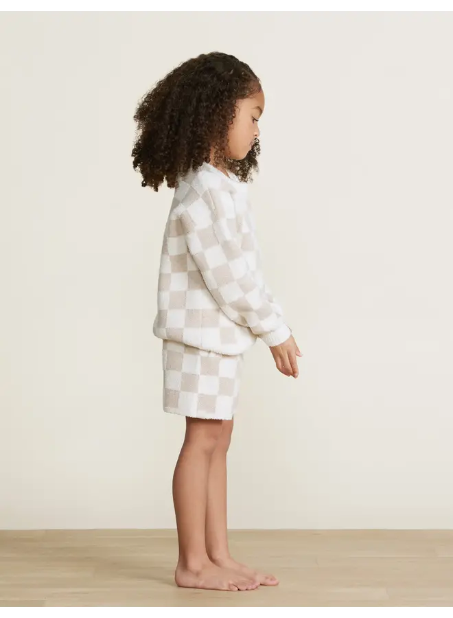 Toddler CozyChic Cotton Checkered Pullover
