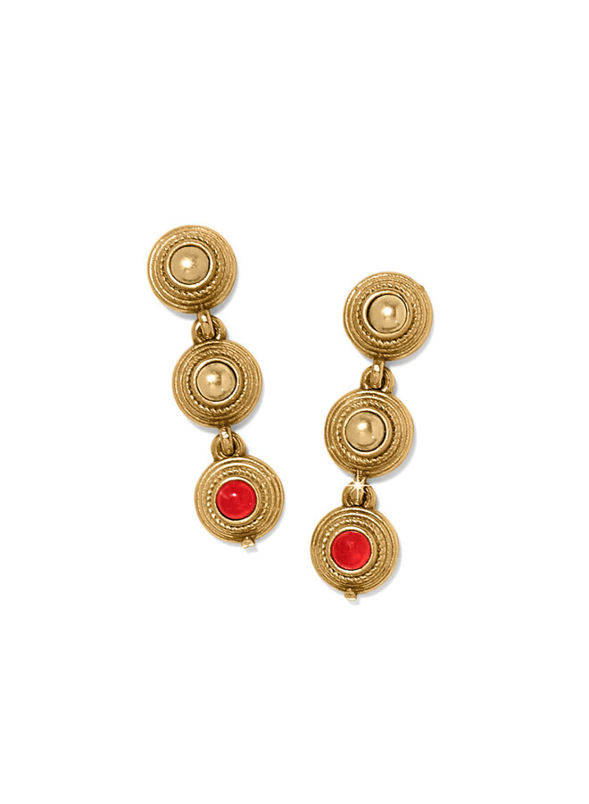 Venetian Gems Post Drop Earrings