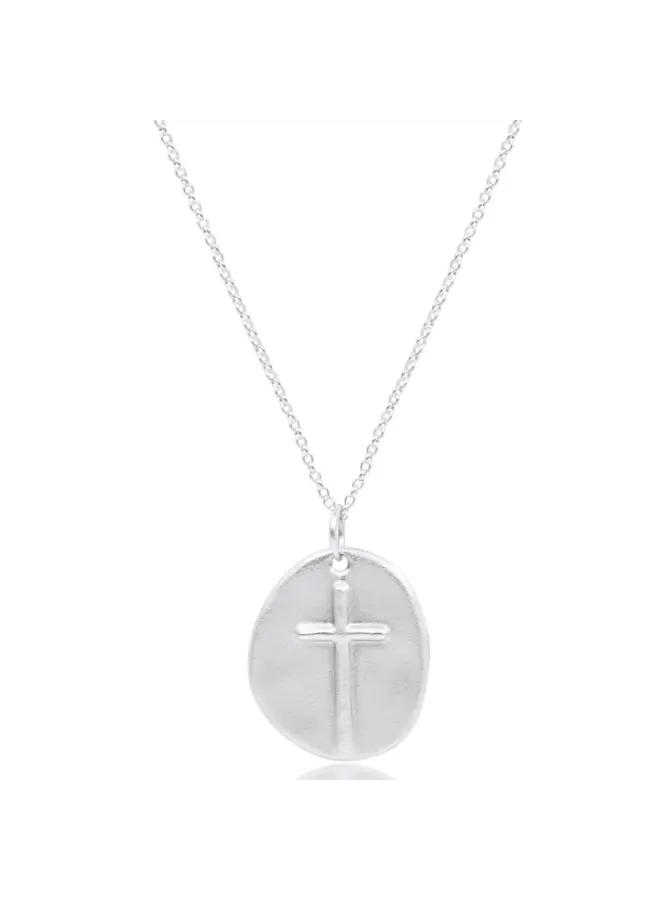 16" Necklace Sterling - Inspire Sterling Disc