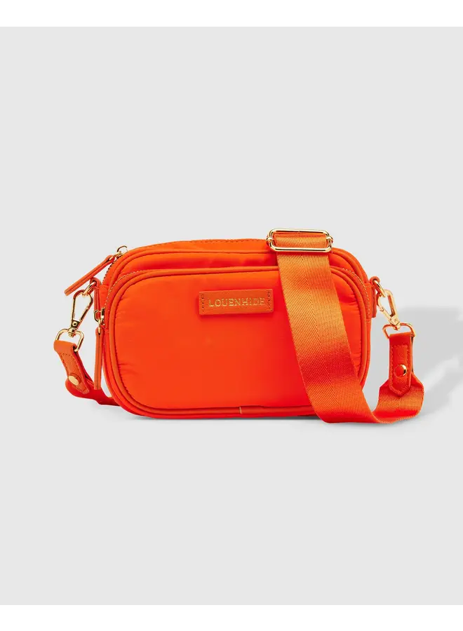 Cali Nylon Crossbody Bag Orange