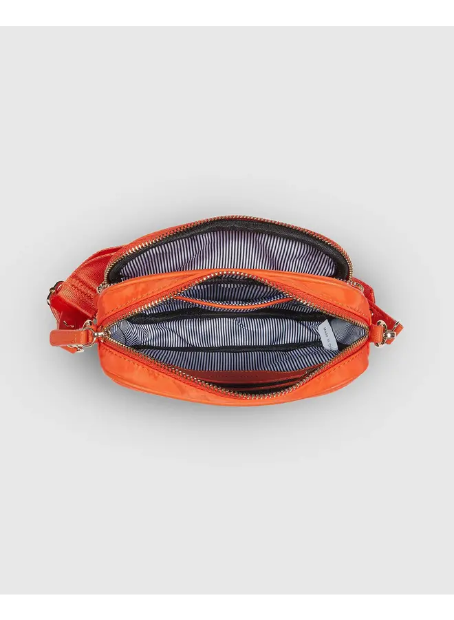 Cali Nylon Crossbody Bag Orange