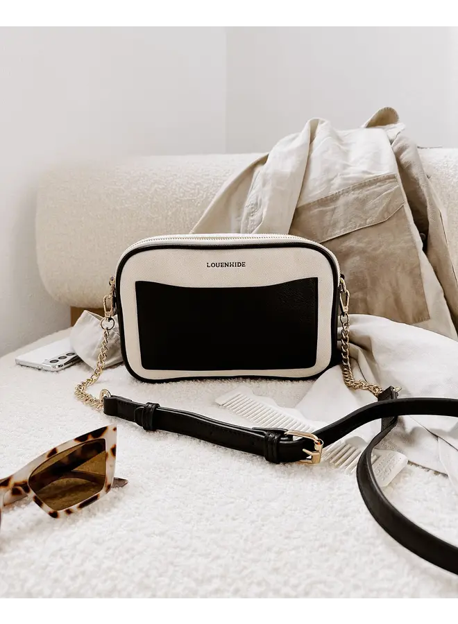 Jolene Canvas Crossbody Bag Black