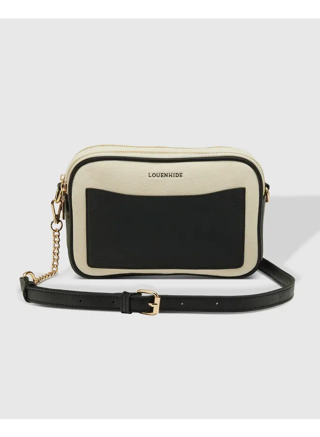 Jolene Canvas Crossbody Bag Black