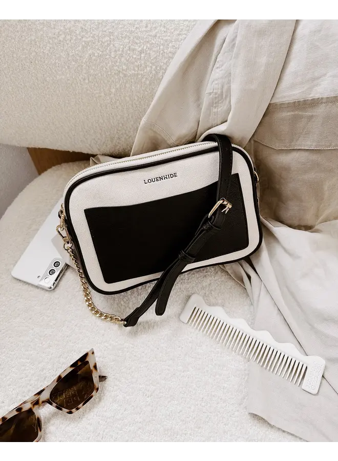 Jolene Canvas Crossbody Bag Black