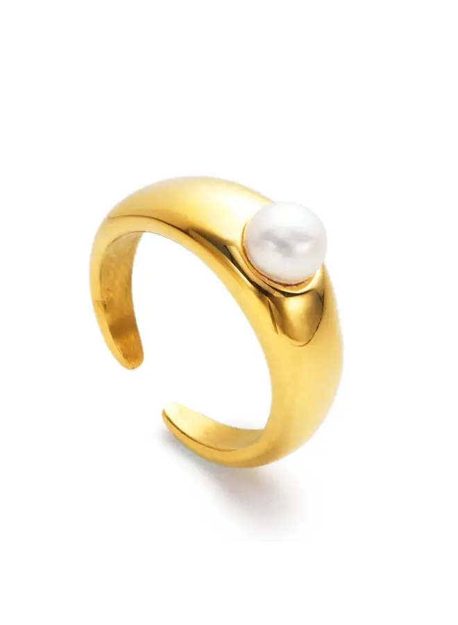 Cove Pearl Ring Gold