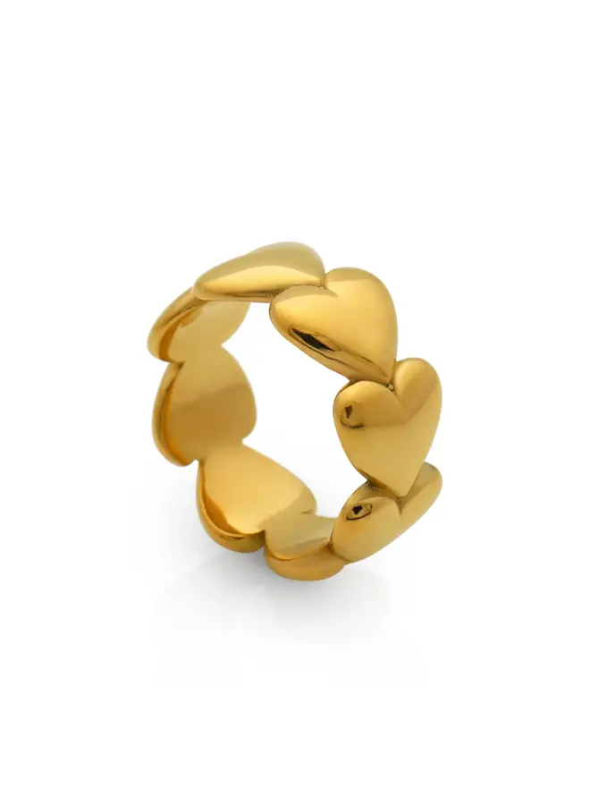 Flirt Heart Ring Gold