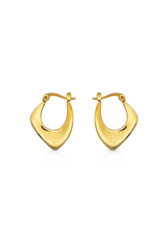 Lila Hoop Earrings