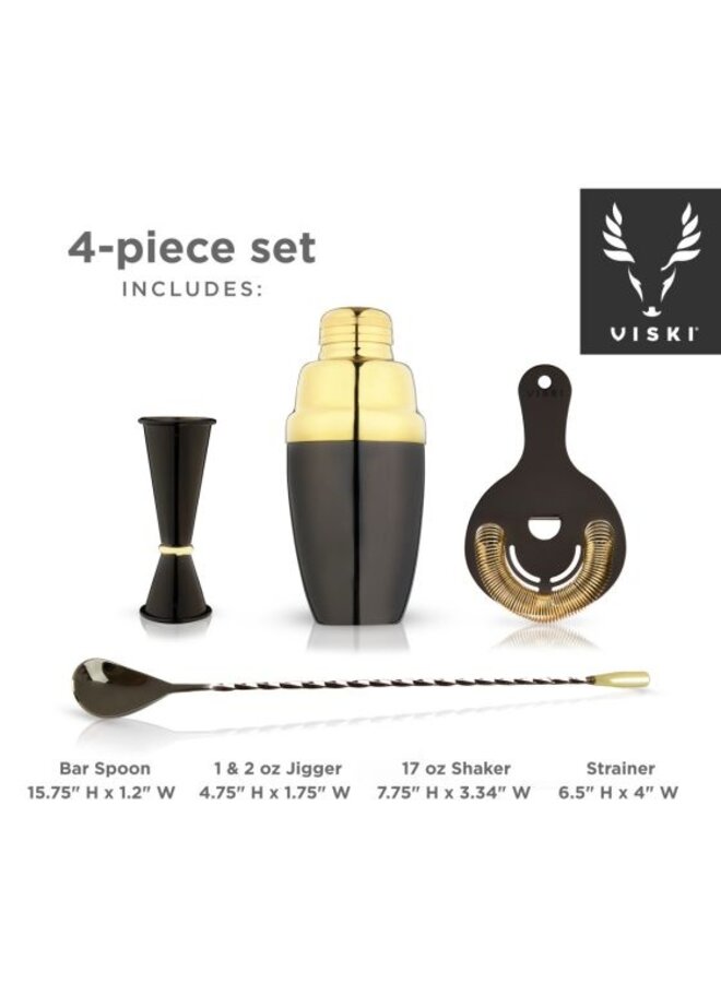 Two Tone Barware Set