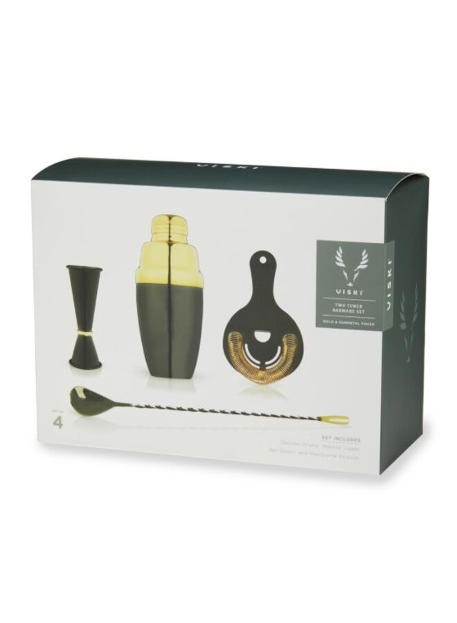 Two Tone Barware Set - Shop Barron's Two Tone Barware Set - Shop Barron's