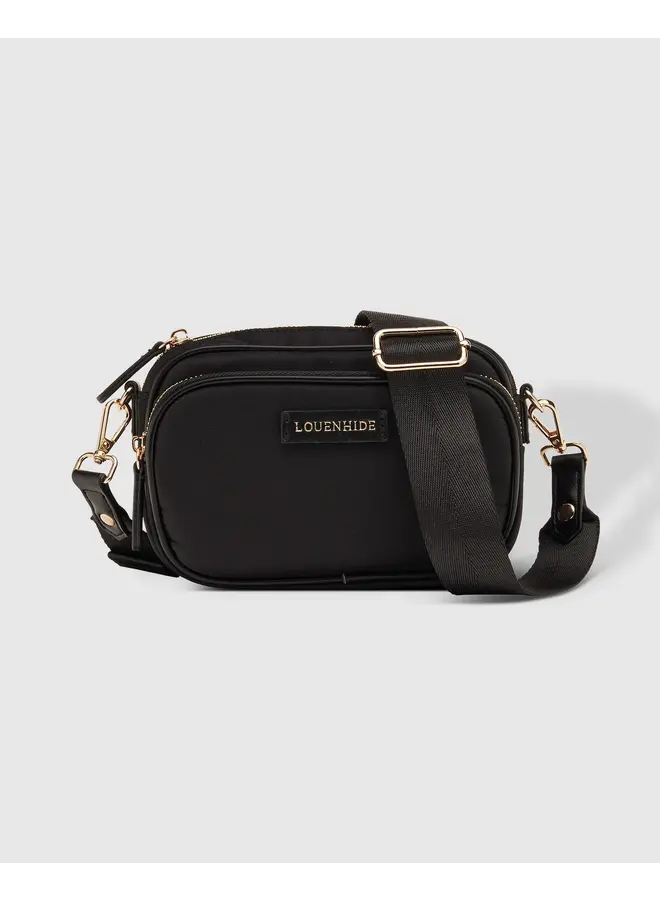 Cali Nylon Crossbody Bag Black